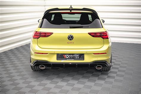 Dyfuzor Tylnego Zderzaka ABS VW Golf 8 GTI Clubsport MAPET TUNING