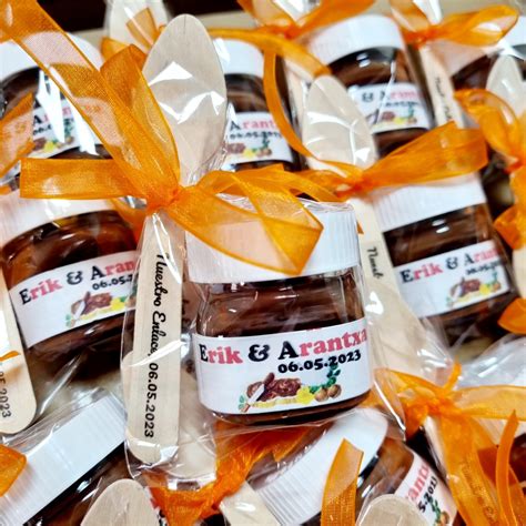 Nutella Personalizada Y Presentada Lista Para Entregar Detalles Moni Moni