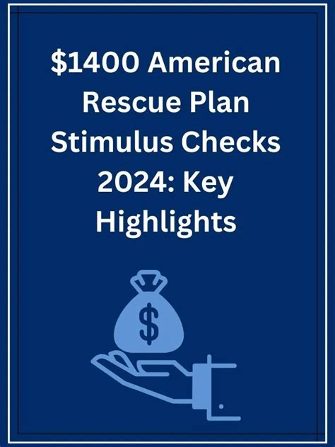 American Rescue Plan Stimulus Checks Key Highlights