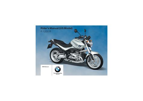 Bmw R R St Edition Riders Manual Pdf Mb