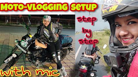 Best Motovlogging Setup Helmet Mic Set Up For Beginners Gopro