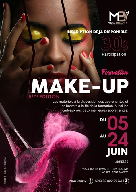 Jetkdesign Affiche Make Up Flyer Design Poster Design Photoshop