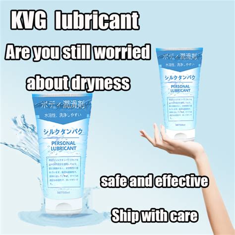 KVG Lubricant Waterbase For Women Man Anal Vaginal Lube Easy To Clean