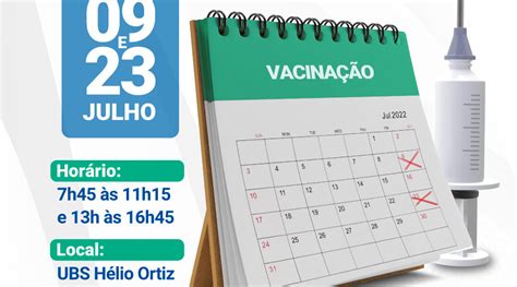 Sala De Vacina Da Ubs Hélio Ortiz Estará Aberta Neste Sábado Em Xanxerê