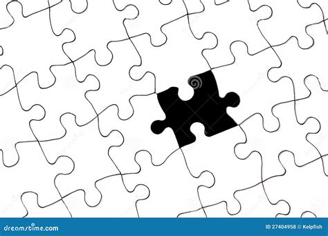 Puzzle With Missing Piece Stock Illustration Illustration Of Organized