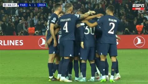 Doblete De Messi En Psg Vs Maccabi Haifa En Vivo El Gol De En