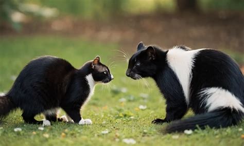 Do Skunks And Cats Get Along A Comprehensive Guide Berry Patch Farms