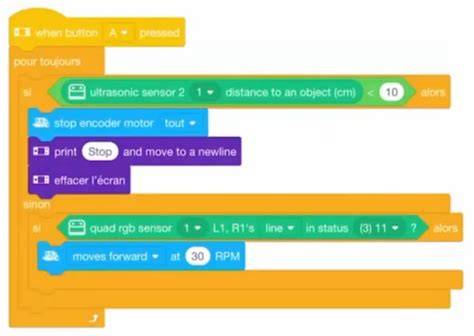 SUIVEUR DE LIGNE MBOT2 Site De Courstechnocollege