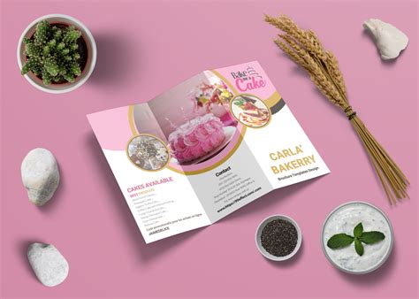 Premium Bakery Tri Fold Brochure Template Effects