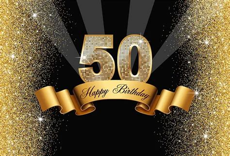 Vinyl Photography Backgrounds Custom Luxury 50th Adult Birthday Party