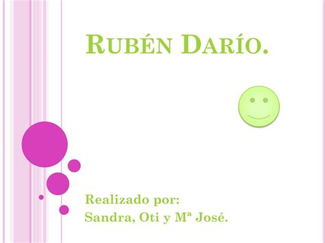 PPT Rubén Darío PowerPoint Presentation free download ID 5726126