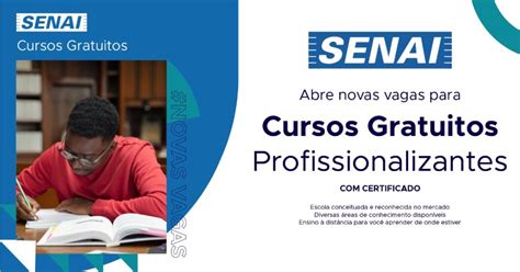 Cursos Gratuitos Senai Descubra As Oportunidades E Fa A Sua Inscri O