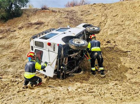 Aparatoso accidente sin daños personales en el acceso al Centro