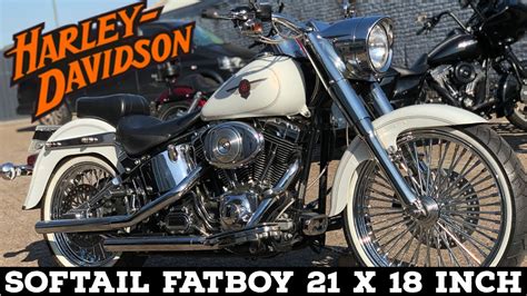 Fatboy Softail Big Spokes 21 Inch X 18 Inch 4 25 Inch Wide Rear Wheel