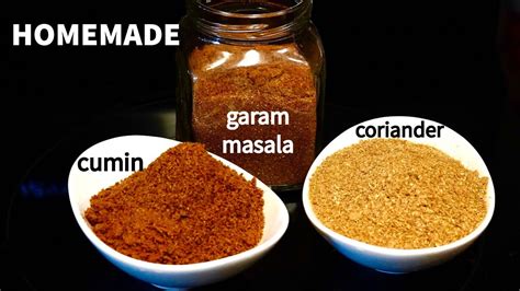 Must Have Homemade Indian Spice Powders Ground Coriander Cumin