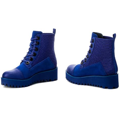 Botki United Nude Combat Cobalt Eobuwie Pl