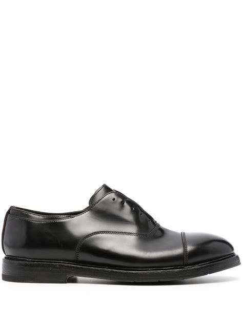 Premiata Leather Oxford Shoes Farfetch