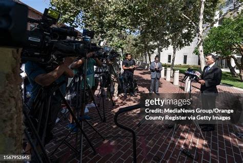 Us Attorney Martin Estrada Speaks To The Media In Front Of The