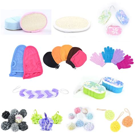 1pc Glove Loofah Bath Balls Rich Bubbles Bath Sponge Massage Shower