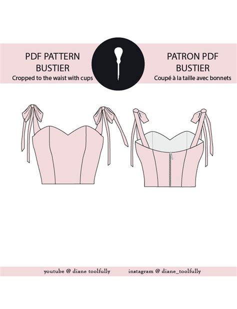 Bustier Pattern Corset Sewing Pattern Sewing Patterns Mood Fabrics