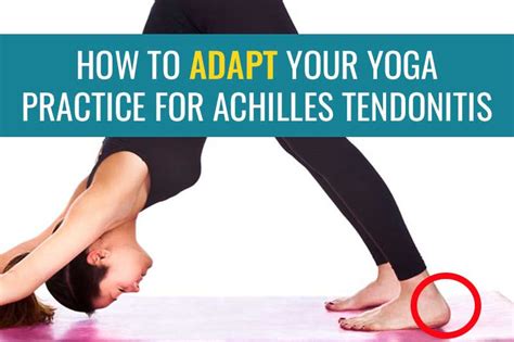 Yoga and Achilles tendonitis – Tips and tricks for pain relief