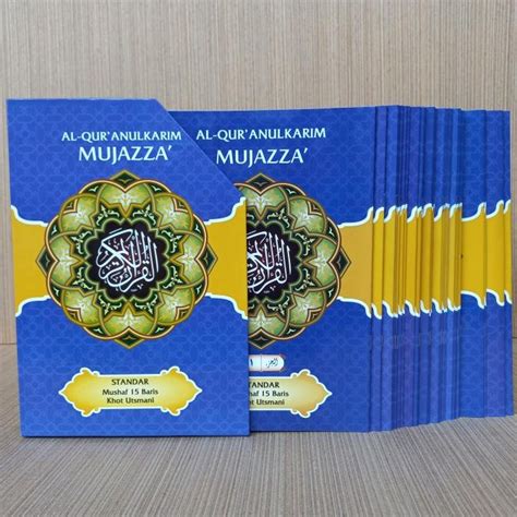 Jual Alquran Perjuz Mujazza Samsia Uk B Al Quran Per Juzz Samsia