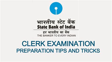 Preparation Tips And Tricks To Crack Sbi Clerk Examination Youtube