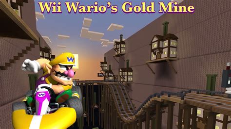 Wii Warios Gold Mine Minecraft Mario Kart 8 Youtube