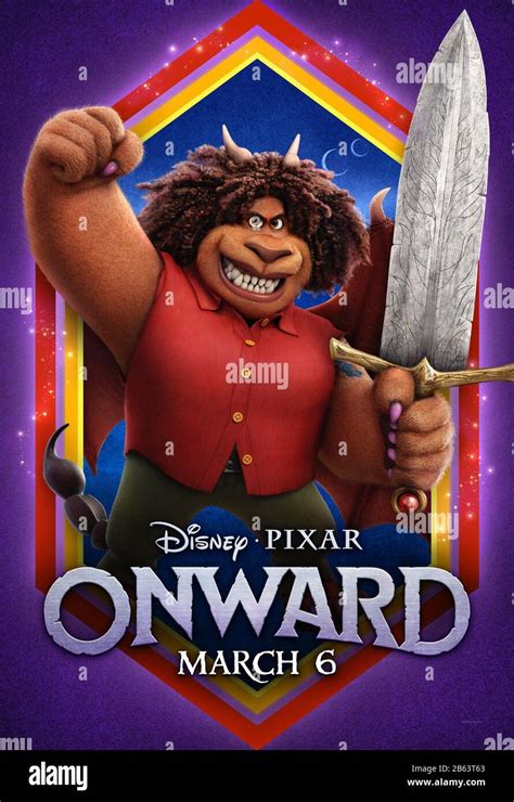 ONWARD, US character poster, Corey the Manticore (voice: Octavia ...