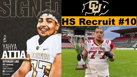 😎yahya Attia Cu Buffs Hs Recruit 10😎 Youtube