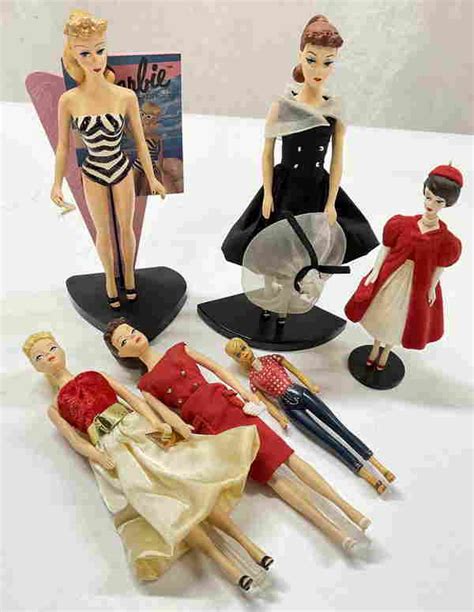 Lot 6 Vintage Miniature Barbie Dolls W Stand 0685 On Jan 25 2023 The Benefit Shop