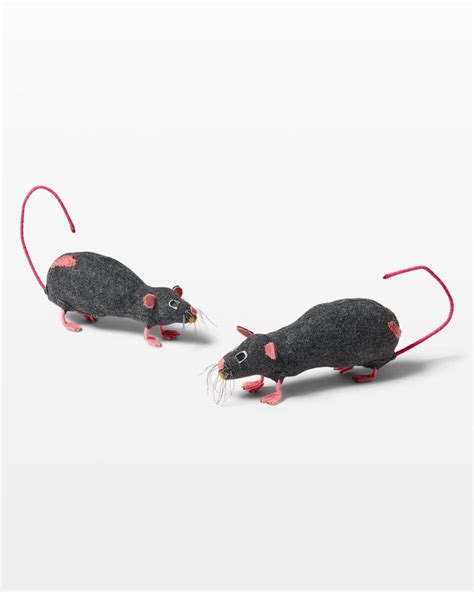 TA1178 Cleared Felt Remy Rat Duo Prop Rental - ACME Brooklyn