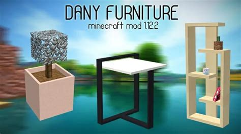 マイクラモダン建築にオススメリアルで都会派な家具を追加するDany Furniture Mod ゲマステ 新作ゲームレビュー