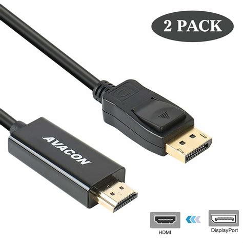 Benfei Displayport To Hdmi 6 Feet Gold Plated Cable