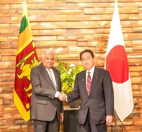 President Ranil Wickremesinghe Meets Ex Japanese PM TimesOnline