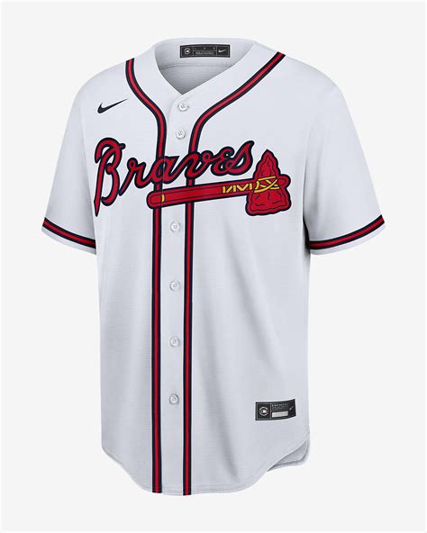 Camiseta De B Isbol R Plica Para Hombre Mlb Atlanta Braves Nike