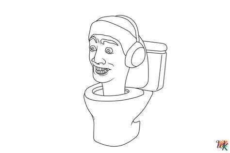 Coloriage Skibidi Toilet Est Unique Mais Toujours Ducatif