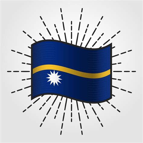 Vintage Nauru National Flag Illustration 39932783 Vector Art At Vecteezy