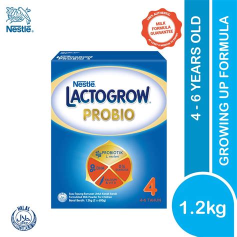 Nestle Lactogrow Probio 4 Milk Powder 1 2kg Shopee Malaysia