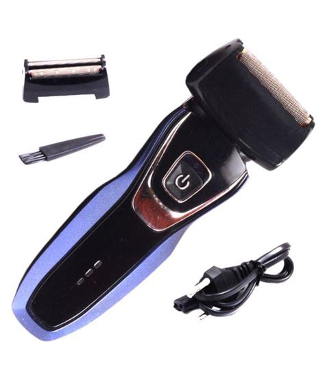 Sj Rechargeable Kemei Double Bladed Hair Shaver With Trimmer Clipper