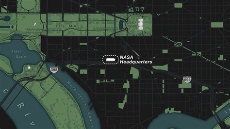 Map Of Headquarters Of Nasa