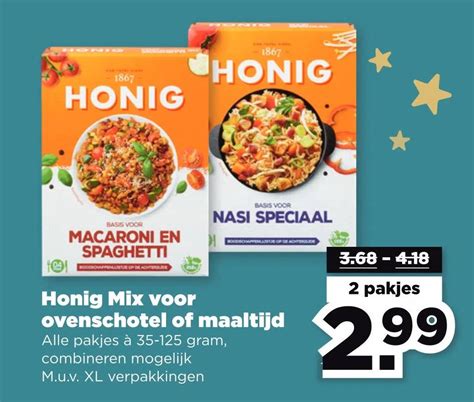 Honig Mix Voor Ovenschotel Of Maaltijd Aanbieding Bij Plus