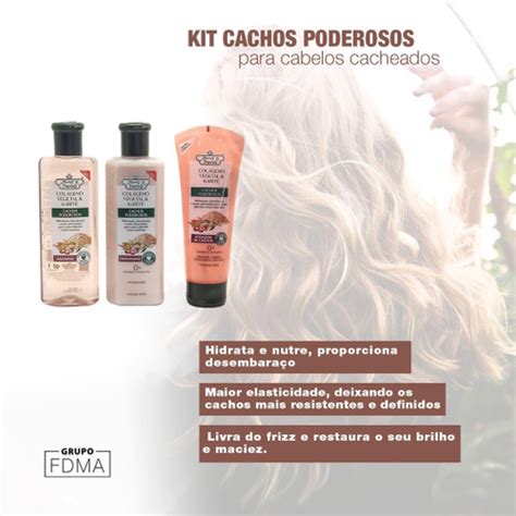 Kit Capilar Flores E Vegetais Cachos Poderosos Ml Em Promo O Na