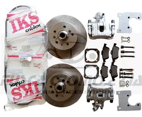 Kit Freio Disco Traseiro Fusca Brasilia Variant Buggy X