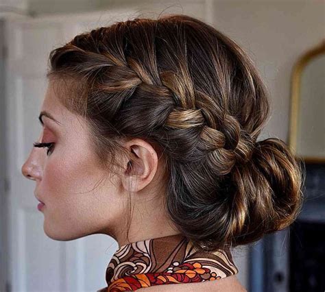 Cute Bun Hairstyles French Braid Hairstyles Creative Hairstyles