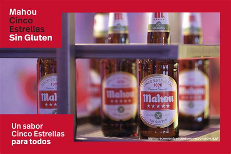 Descubre Mahou Cinco Estrellas Sin Gluten FACE