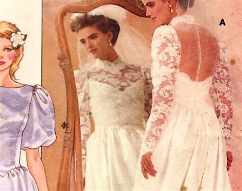 S Butterick Uncut Vintage Sewing Pattern Misses Bridal Veils