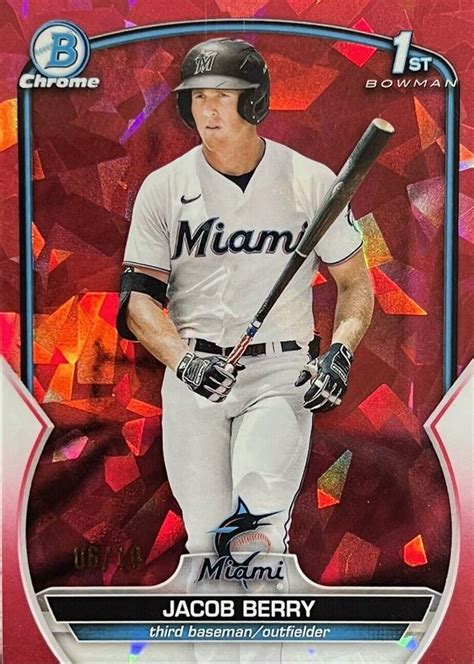 Jacob Berry 2023 Bowman Sapphire Edition BCP 108 Chrome Prospects