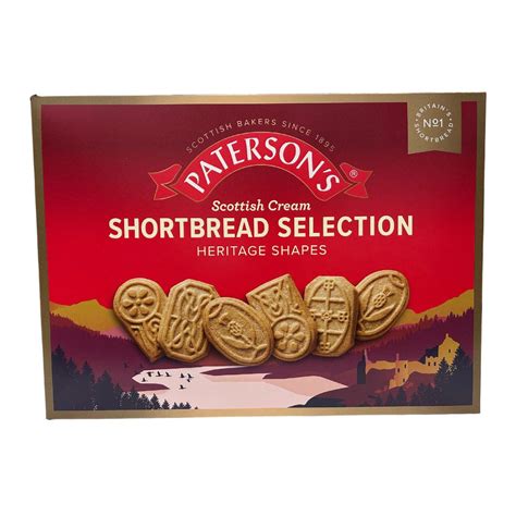 Paterson S Shortbread Heritage Shapes 1kg The Scottish Company