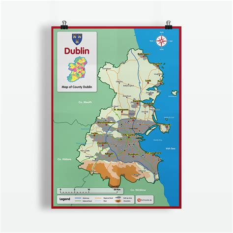 Dublin County Map | 4schools.ie